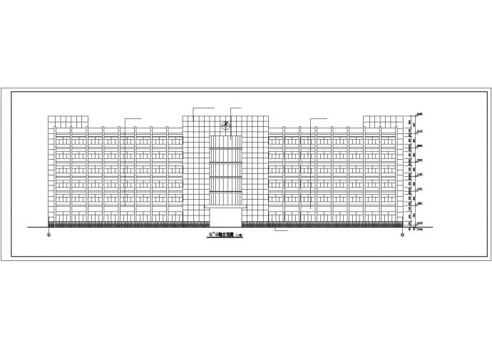 某公司厂区办公楼建筑施工图（共7张）_图1