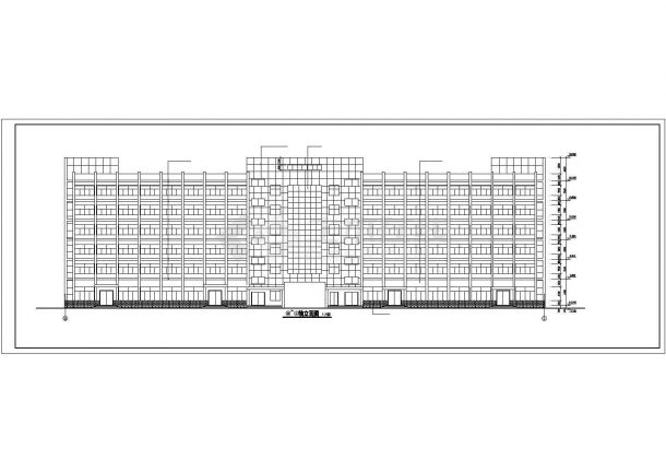 某公司厂区办公楼建筑施工图（共7张）-图二