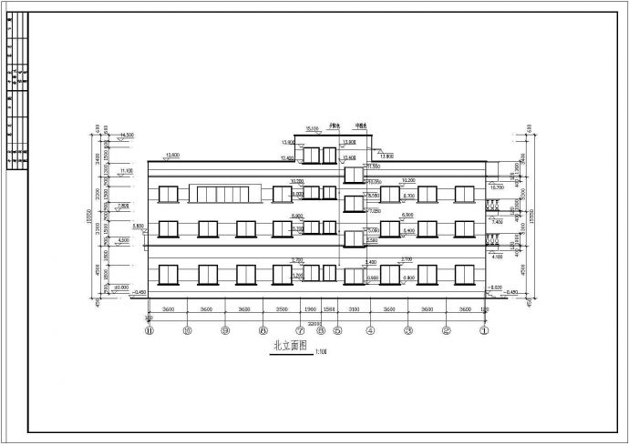 廊坊3层办公楼CAD大样构造节点图_图1