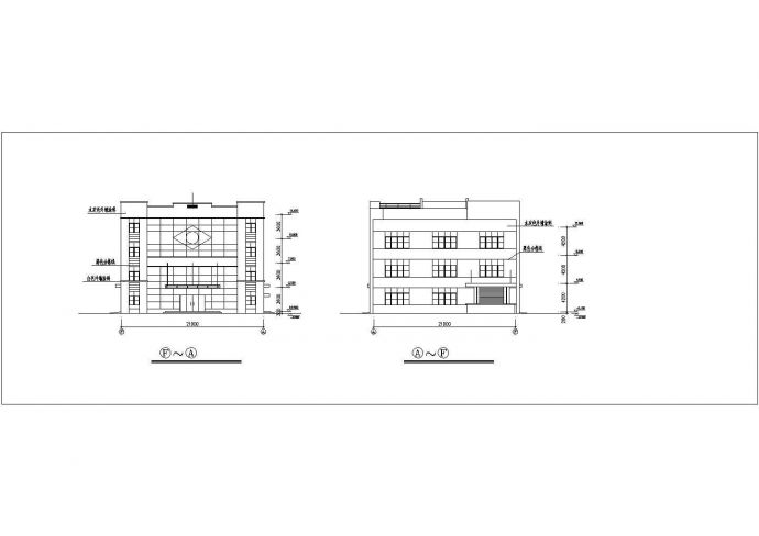 某工业厂房车间建筑施工图（共6张）_图1