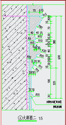 某地高档园亭平面CAD图-图二