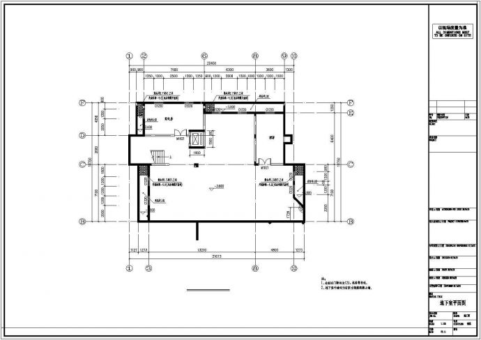 某三层意大利风格别墅建筑设计cad方案图_图1