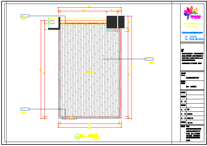 迪欧咖啡包厢装修设计施工图纸_图1