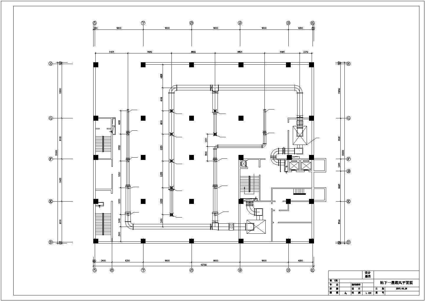 小区空调工程CAD施工图