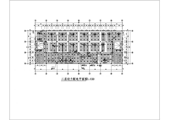 [吉林]大型制造业生产楼强电施工图纸_图1