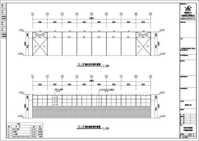 小型钢结构厂房建筑图（含建筑说明）_图1