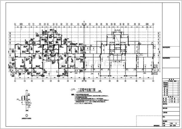 23层剪力墙结构住宅楼结构设计施工图-图一