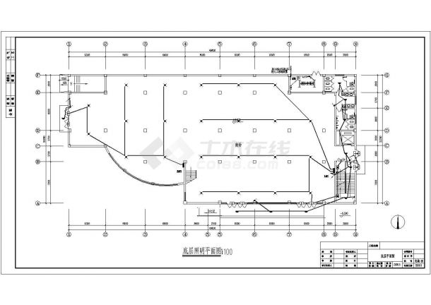 商场强电系统建筑布置参考图-图二