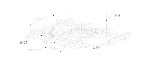 装饰结构平面图五金配件图例-图一