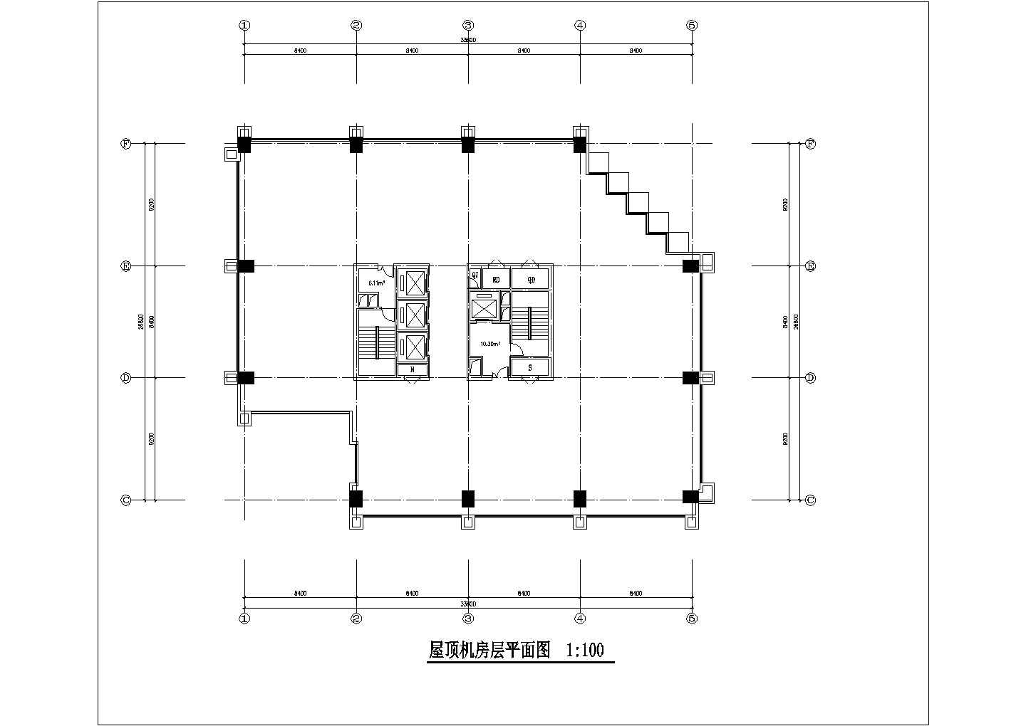 某市高层写字楼整套建筑CAD设计施工图纸附带效果图