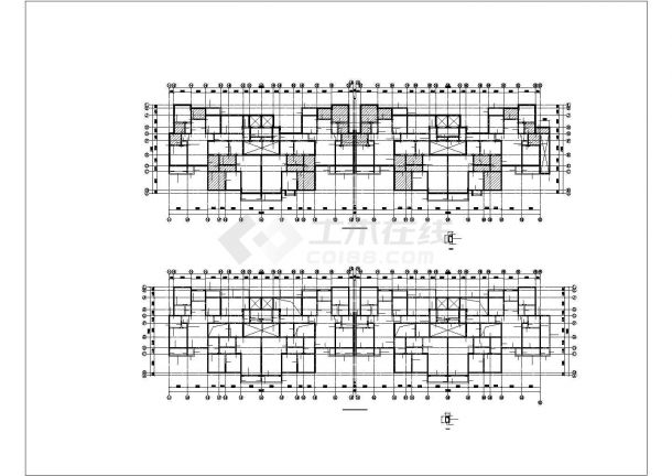 合肥某33层剪力墙住宅结构设计图(2、5号楼)-图二