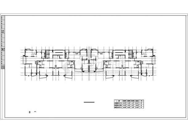高层住宅楼建筑设计全套CAD图纸-图二