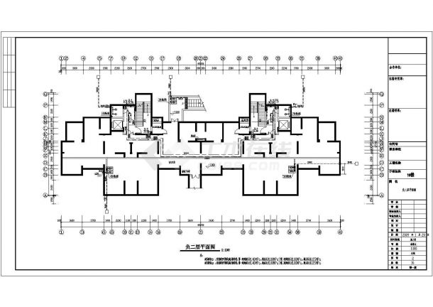 某经典设计安徽时代广场给排水施工CAD布置图-图一