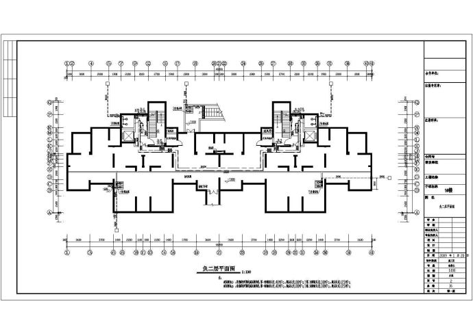 某经典设计安徽时代广场给排水施工CAD布置图_图1