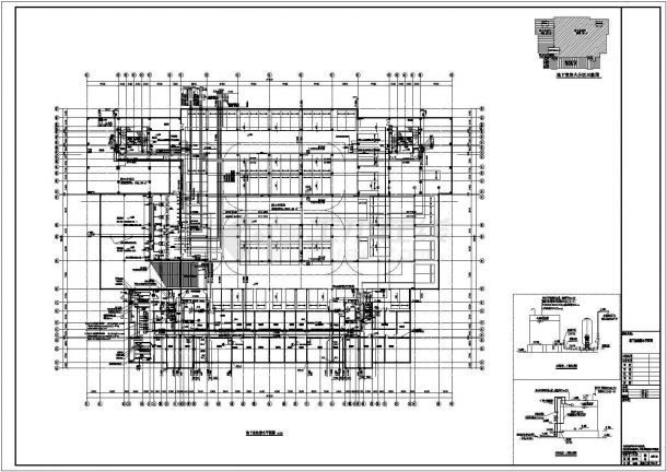 河北高层商住楼给排水施工图纸-图二