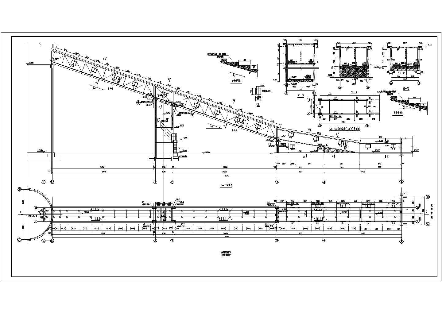 某洗煤厂钢结构栈桥全套设计施工图