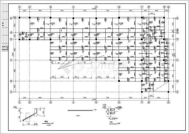 滕州市某经典门卫室结构CAD布置图-图二