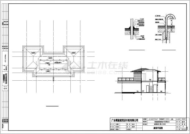 金沙滩别墅建筑设计图，含设计说明-图二