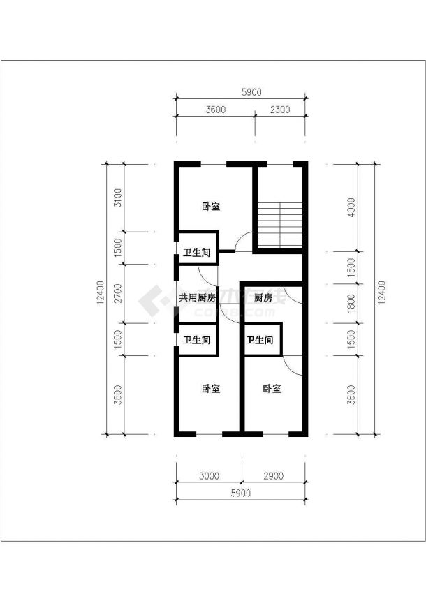【南通】某三层别墅建筑设计施工图-图二