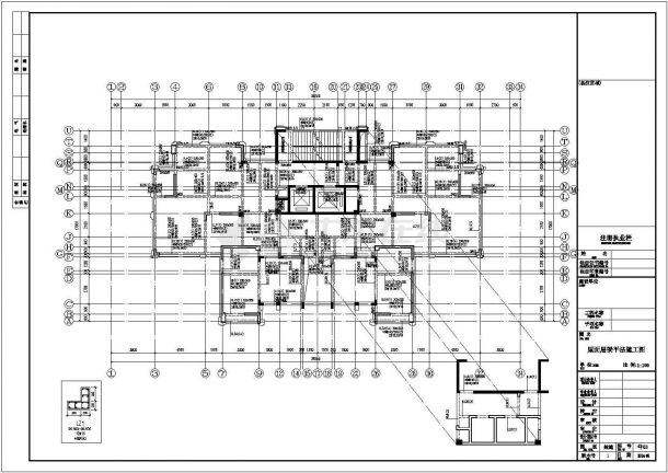 32层剪力墙结构商住楼结构施工图-图二