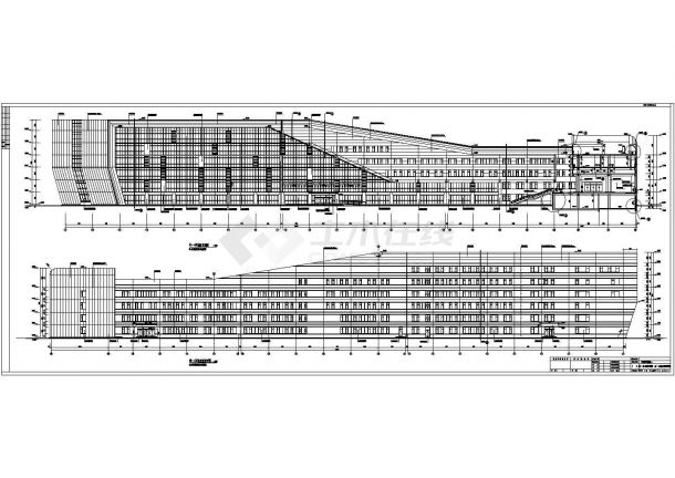 全运会教育科研基地建筑及结构施工图（科研教学楼 餐饮中心 运动员公寓）-图一