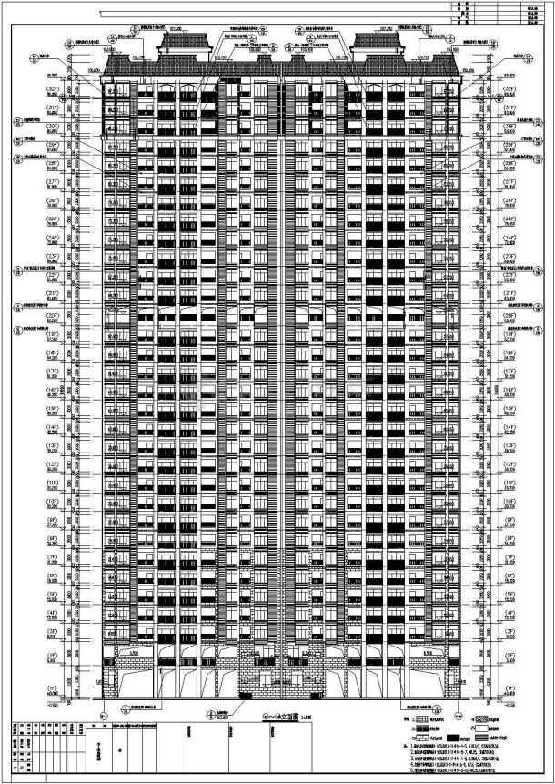 32层剪力墙结构住宅楼建筑结构施工图（含计算文件）-图二