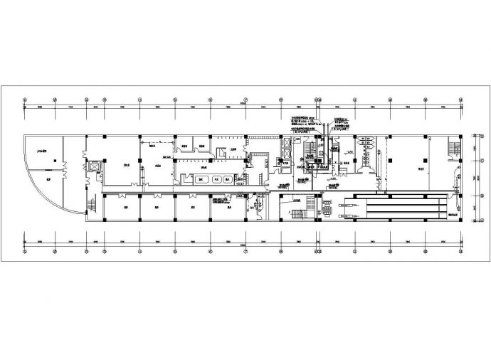 综合楼地下室弱电电气设计平面图纸_图1