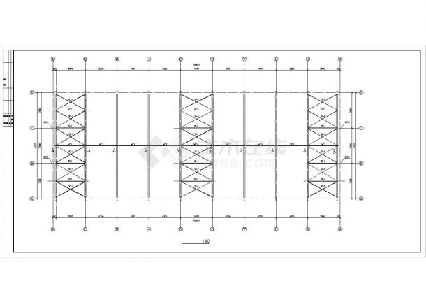 某钢结构厂房10t吊车结构设计图-图二