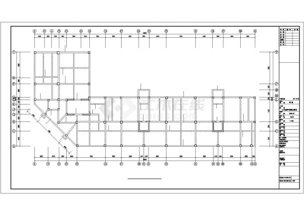 四川某8层商住楼结构设计图-图二