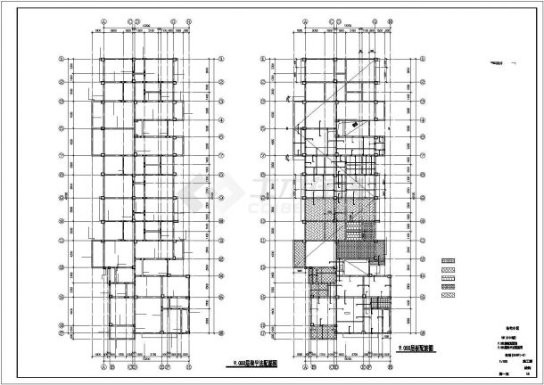 都江堰某住宅小区15号楼结构设计图-图二