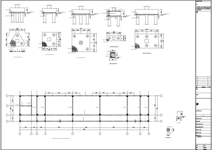 某框架教学楼结构CAD图_图1