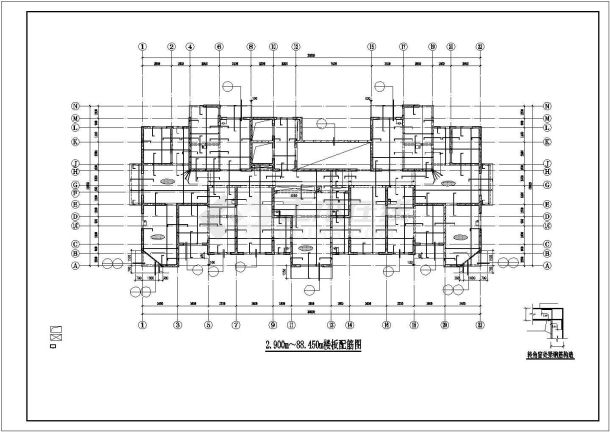 剪力墙住宅结构平法施工CAD详图-图二