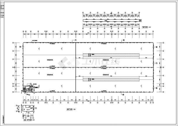 某工业厂房建筑设计图（共7张 ）-图二