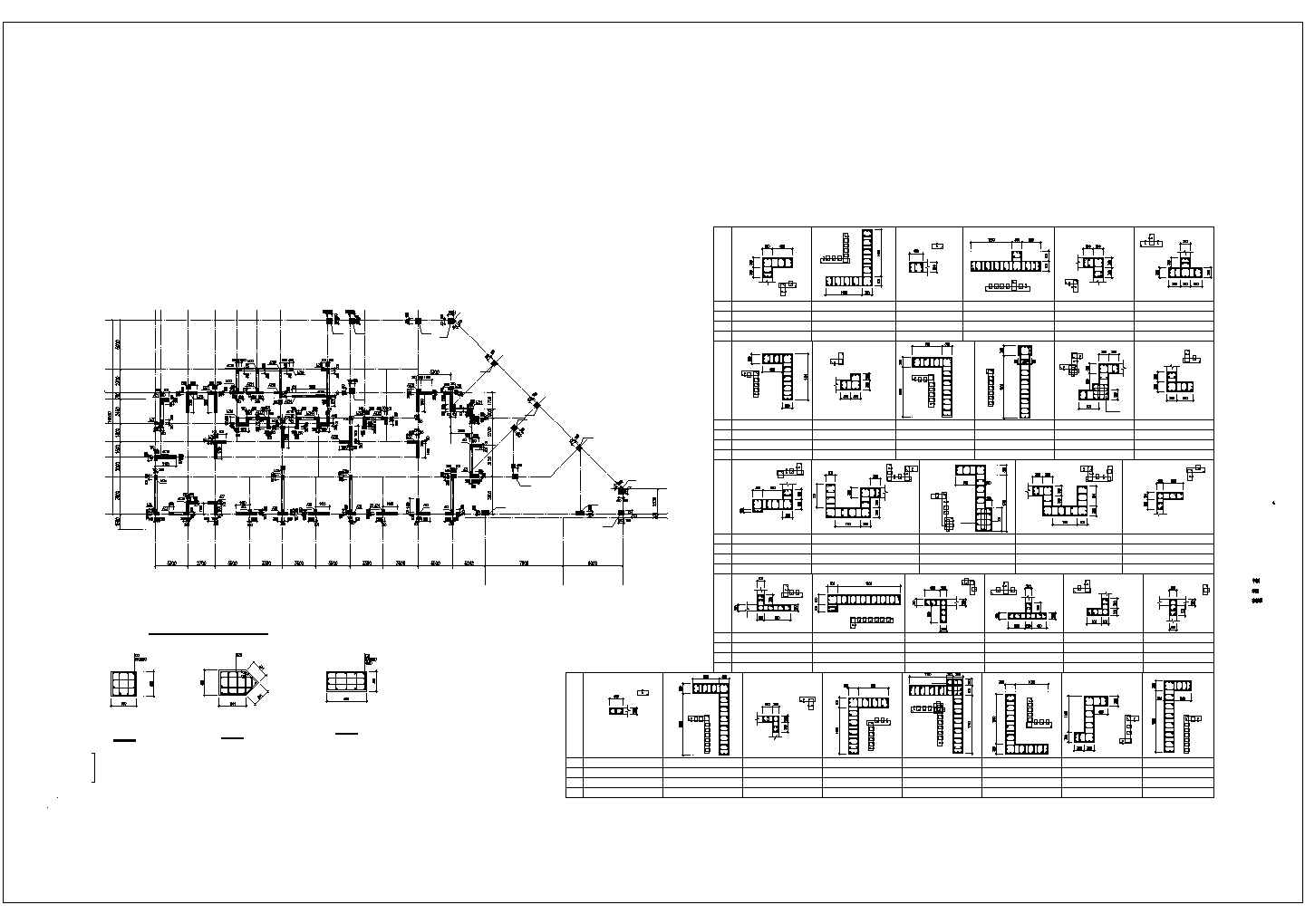 温州市某住宅楼结构设计图