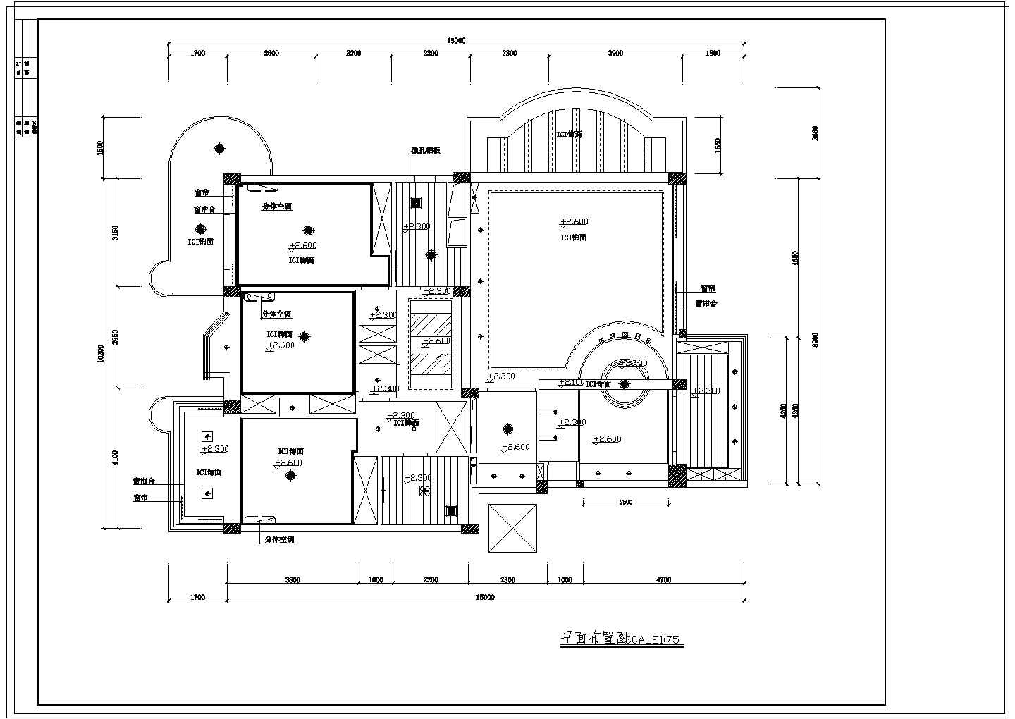 【湖南】某私人住宅室内装修设计图