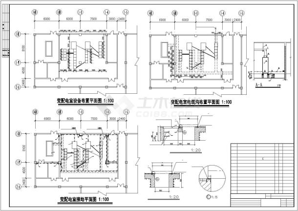 某地荣昌职中某中学建筑电气设计图-图一