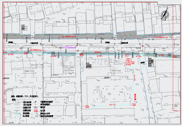 乡镇道路综合管线设计CAD布置图-图二