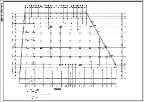 地下室构造施工CAD详图-图一