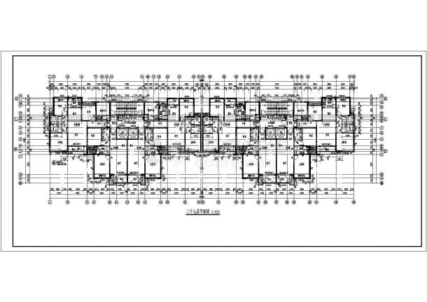 高层住宅施工图纸（含造型深化图纸）-图二
