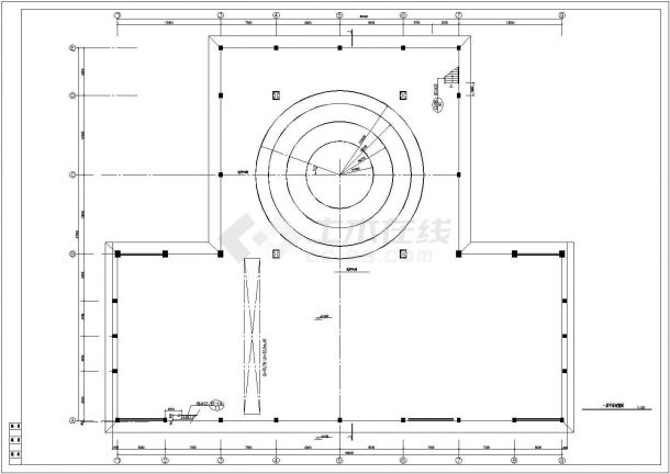 某地区厂房建筑施工CAD套图-图一