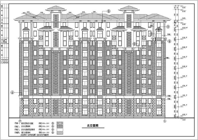 南郡明珠小高层住宅建筑施工图（含设计说明）_图1