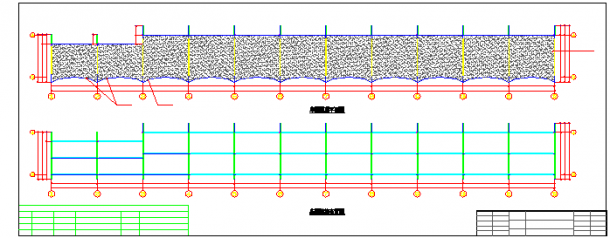 软膜车棚施工图(详细钢结构、软膜）-图一