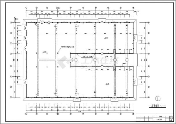 单层钢结构厂房全套建筑设计施工图-图二