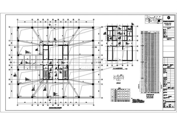 南方某市220米超高层办公楼建筑结构设计施工图-图二