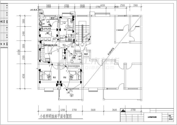 详细的住在楼电气施工图（共7张）-图二