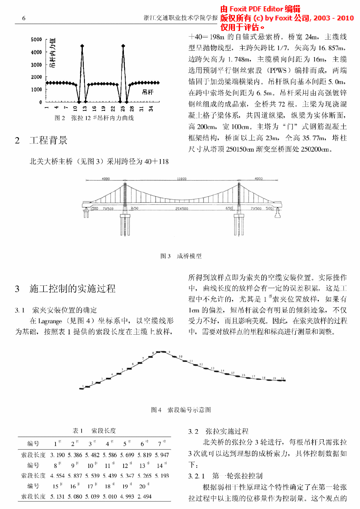 自锚式悬索桥的施工控制分析-图二
