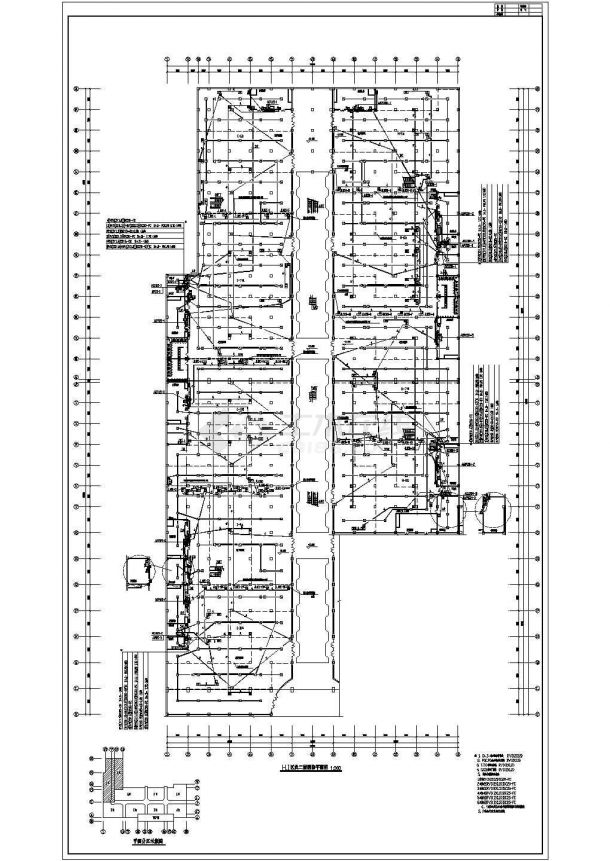 大型商场消防系统电气施工图纸-图二