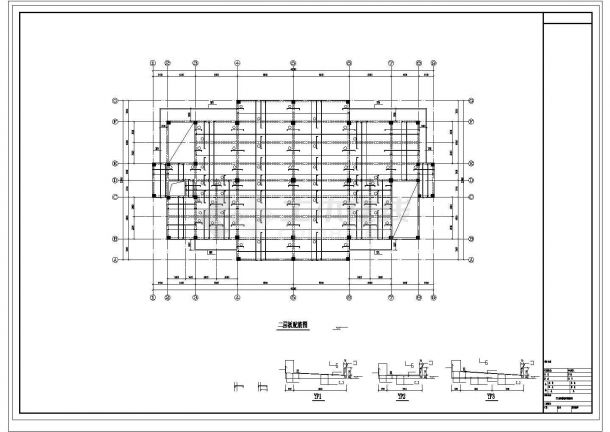 某工业园区食堂结构设计图-图二