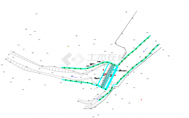 河道治理景观 CAD图纸-图二