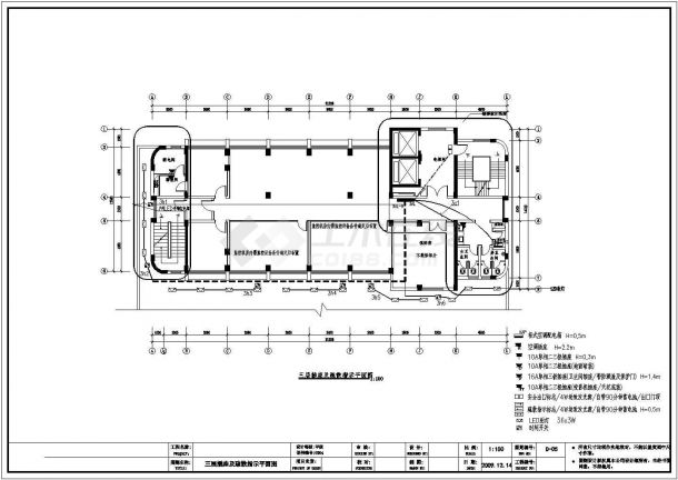 [江西]十四层大型办公楼强电系统施工图纸-图二